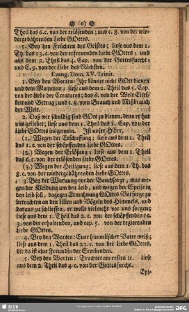 Evang. Dom. XV. Trinit.