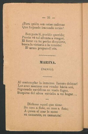 Marina. : (Danza).