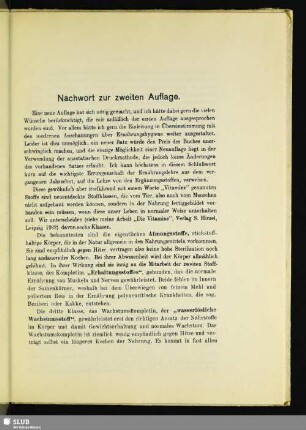 Nachwort zur zweiten Auflage