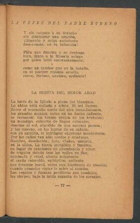 La siesta del Señor Abad
