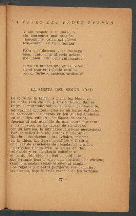 La siesta del Señor Abad