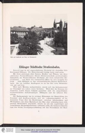 Esslinger Städtische Straßenbahn