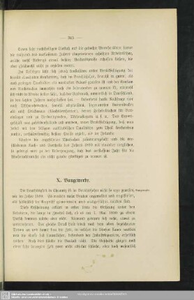 X. Baugewerbe