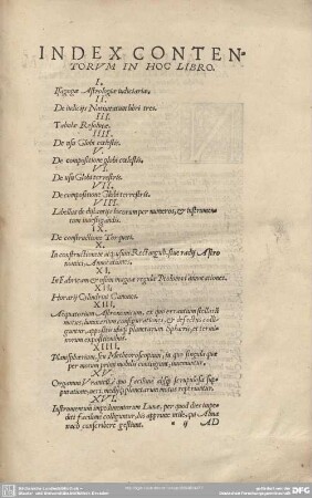 INDEX CONTENTORUM IN HOC LIBRO.