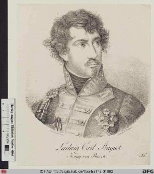 Bildnis Ludwig I. (Carl August), König von Bayern (reg. 1825-48)