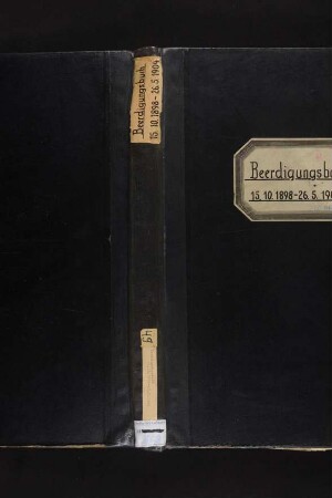 "Beerdigungsbuch" Hauptfriedhof
