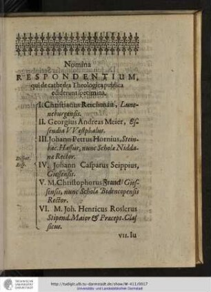 Nomina Respondentium