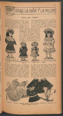 Equipo para muñecas : Para la niña y la mujer