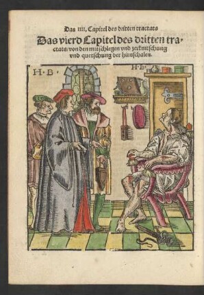 Das vierd Capitel diß dritten tractats/ von den mitschlegen und zerknitschung und quetschung der hirnschalen.