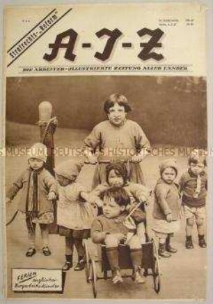 Proletarische Wochenzeitschrift "A-I-Z" u.a. über das deutsche Strafrecht