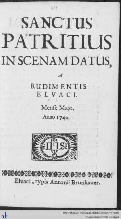 Sanctus Patritius