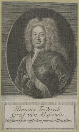 Bildnis des Henning Friderich von Bassewitz