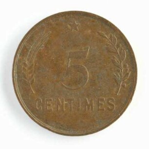 5 Centimes Großherzogtum Luxemburg