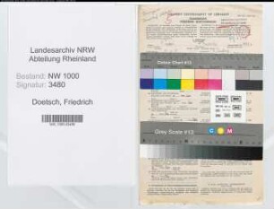 Entnazifizierung Friedrich Doetsch, geb. 19.06.1895 (Kaufm.Angest.)