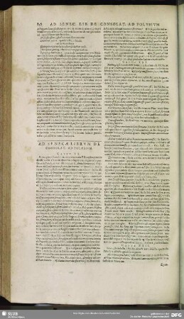 Ad Senecae Librum De Consolat[ione] Ad Polybium