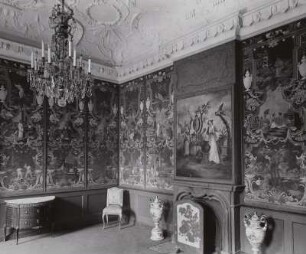 Schloss Rammenau, Chinesisches Zimmer vor der Wiederherstellung