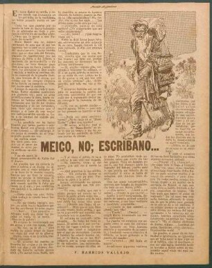 Meico, no; Escribano...
