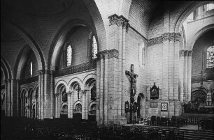 Angoulême, Kathedrale St. Pierre, Schiff und nördliches Querschiff, nach Nordwesten