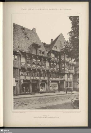 Goslar, Spätgotische Fachwerkhäuser