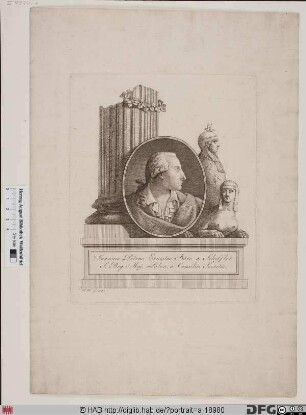 Bildnis Johann Peter Ernst Scheffler (1784 Frhr. von)