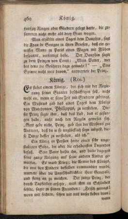 König. (Roi.) - Kriegslist. (Ruses de guerre.)