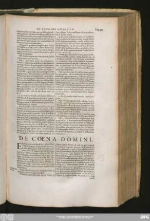 [XXIII.] De Coena Domini.