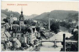 Waldheim. Blick auf Waldheim