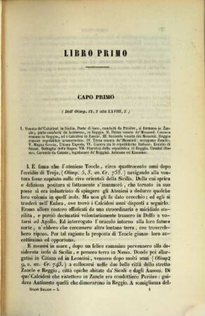 Storia di reggio di Calabria : da' tempi primitivi sino all' anno di Cristo 1797. 1, Da' tempi primitivi sino all' anno 1600