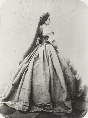 Die Schauspielerin Valesca Guinand : Chlorsilber-Albuminpapier, Aufn. zw. 1858 u. 1870