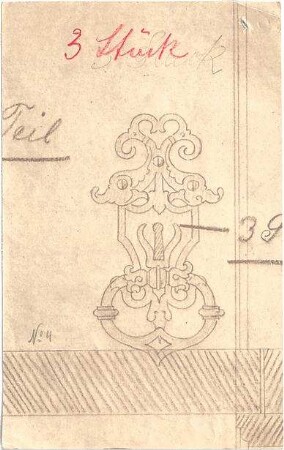 Ostenrieder, Maximilian; u. a. Deutschland; Beschläge - Türbeschlag (Ansicht)