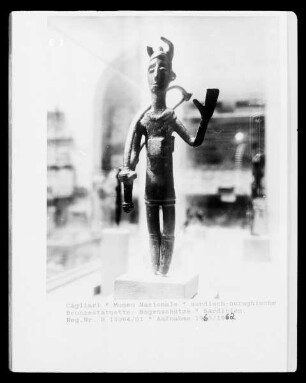 sardisch-nuraghische Bronzestatuette: Bogenschütze