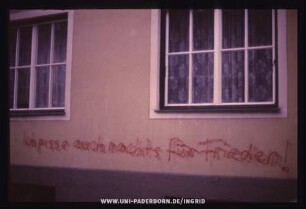 Ich pisse auch nachts für Frieden!