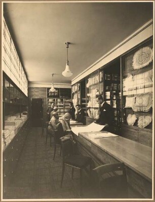 Geschäftsräume F.V. Grünfeld am Kurfürstendamm, Berlin-Charlottenburg Umbau: Innenansicht Verkaufsraum