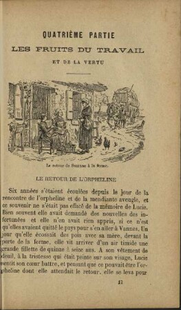 Quatrième partie. Les fruits du travail et de la vertu