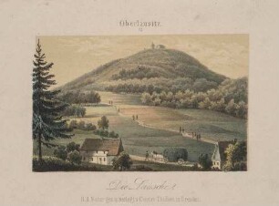 Der Berg "Lausche" südlich von Großschönau im Zittauer Gebirge