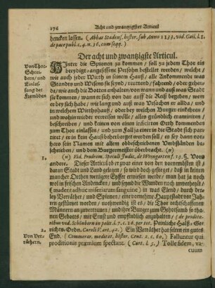 Der acht und zwantzigste Articul.