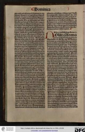 Dominica i post epiphaniam.