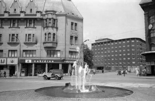 Ostrava : In Ostrava, in der Mitte hinten Hotel Imperial