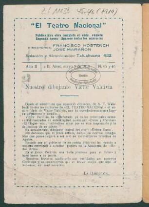 Nuestro dibujante Víctor Valdivia