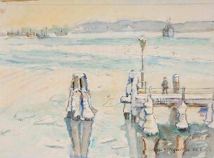 Die Kieler Förde im Winter
