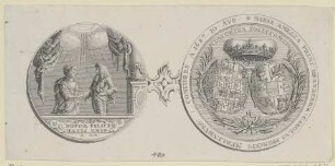 Bildnis der Maria Amelia, Herzogin von Sachsen-Zeitz und Bildnis des Carolus, Herzog zu Mecklenburg