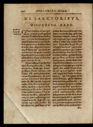 De Sarctoribus. Discursus XXXII.