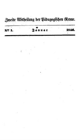 Bd. 14, Abt. 2, H. 1: Heft Bd. 14, Abt. 2, H. 1