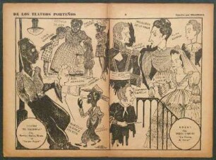 De los teatros Porteños [Dibujos] : Apuntes de Villanueva