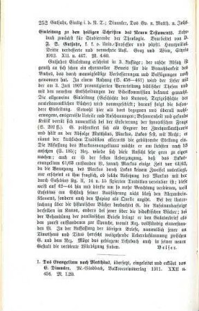 252 [Rezension] Gutjahr, Franz Seraph, Einleitung zu den heiligen Schriften des Neuen Testamentes