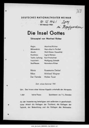 Die Insel Gottes