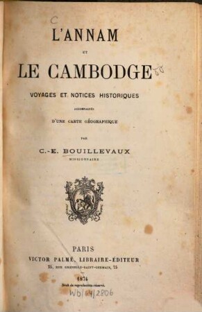 L'Annam et le Cambodge