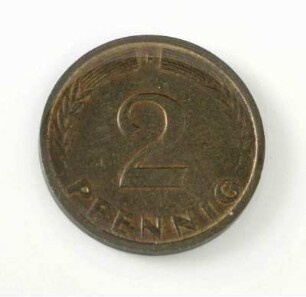2 Pfennig Bundesrepublik Deutschland 1964
