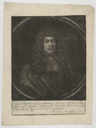 Bildnis des Samuel Rachelius