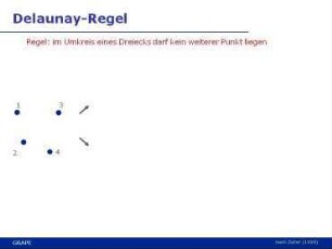 Räumliches Datenmodell: TIN - Triangulation
